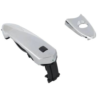 Front Driver Side Exterior Door Handle Compatible With 2016-2022 Chevrolet Spark Chrome With Key thumbnail 4
