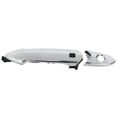 Front Left (Driver Side) Exterior Door Handle Compatible With 2016-2022 Chevrolet Spark Chrome With thumbnail 2