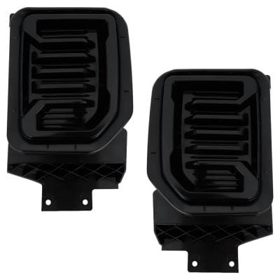New Front Left And Front Right Fog Light Cover Compatible With Gmc Sierra 2500 Hd Sle 8 Cyl 6.6L thumbnail 4