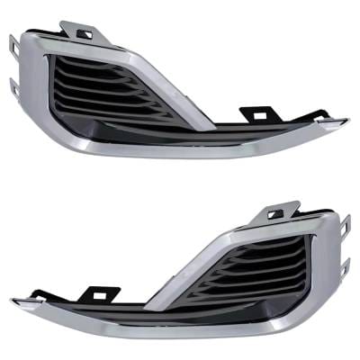 New Front Left And Front Right Fog Light Cover Compatible With Gmc Acadia Denali 6 Cyl 3.6L Acadia thumbnail 8