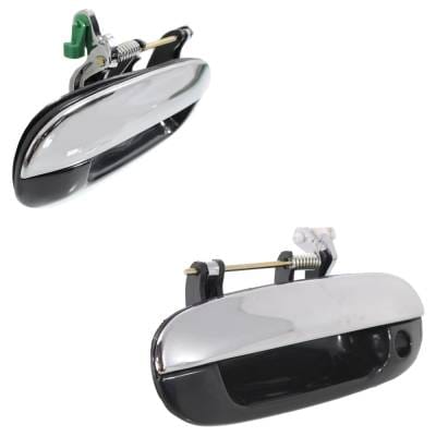 Front Driver And Passenger Side Exterior Door Handle Compatible With 2002-2009 Gmc Jimmy Chevrolet thumbnail 6