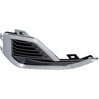 New Chrome Fog Light Cover Compatible With Gmc Acadia Sl 4 Cyl 2.5L Acadia At4 6 Cyl 3.6L Acadia Sle thumbnail 8