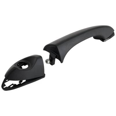 Front Or Rear Passenger Side Exterior Door Handle Compatible With 2000-2006 Bmw X5 Textured Black thumbnail 4