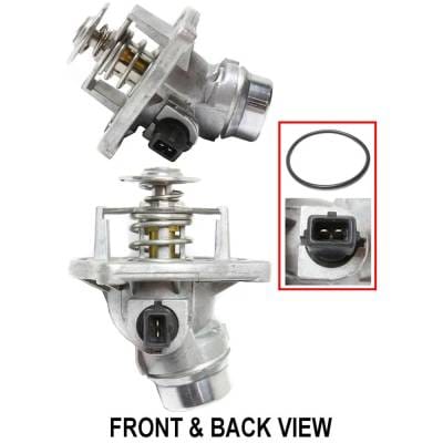 New Thermostat Compatible With Bmw 740Il Base 8 Cyl 4.4L X5 4.4I 8 Cyl 4.4L 540I Base 8 Cyl 4.4L thumbnail 4
