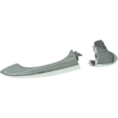 Front Or Rear Passenger Side Exterior Door Handle Compatible With 2000-2006 Bmw X5 Chrome Without thumbnail 8