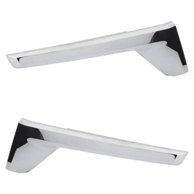 New Pair Of Headlight Trim Compatible With Toyota Land Cruiser Base 8 Cyl 5.7L Land Cruiser Heritage thumbnail 2