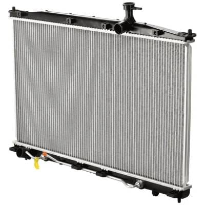 New Aluminum Radiator Compatible With Hyundai Santa Fe Gls 6 Cyl 2.7L Santa Fe Gl 6 Cyl 2.7L thumbnail 4