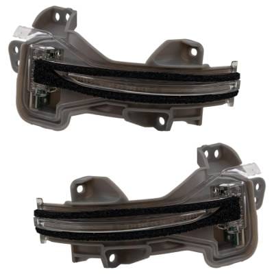 New Pair Of Mirror Turn Signal Light Compatible With Honda Cr-V Hybrid Sport-L 4 Cyl 2.0L Cr-V Lx 4 thumbnail 2