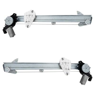 New Front Left And Front Right Window Regulator Compatible With Honda Fit Dx 4 Cyl 1.5L Fit Ex 4 Cyl thumbnail 2