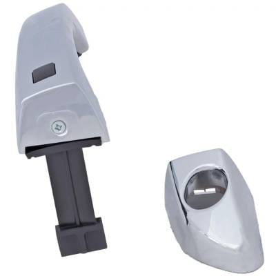 Front Left (Driver Side) Exterior Door Handle Compatible With 2016-2021 Hyundai Tucson Chrome With thumbnail 8