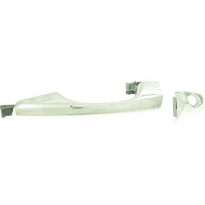 Front Driver Side Exterior Door Handle Compatible With 2013-2019 Hyundai Santa Fe Chrome With Key thumbnail 2