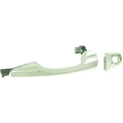 Front Driver Side Exterior Door Handle Compatible With 2013-2019 Hyundai Santa Fe Chrome With Key thumbnail 8