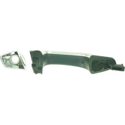 Front Driver Side Exterior Door Handle Compatible With 2013-2019 Hyundai Santa Fe Chrome With Key thumbnail 10