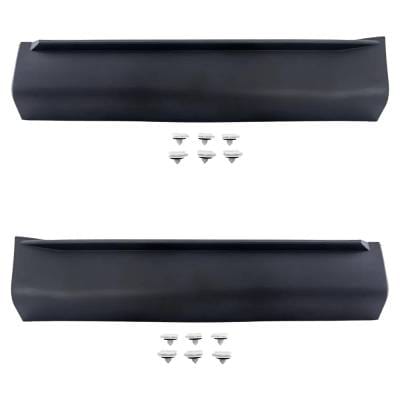 New Rear Left Lower And Rear Right Lower Door Molding And Beltlines Compatible With Ford Lincoln thumbnail 2