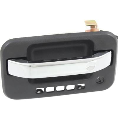 Front Driver Side Exterior Door Handle Compatible With 2009-2022 Ford F-150 Chrome Lever Textured thumbnail 8