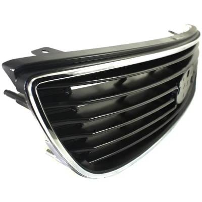 New Chrome Shell Grille Assembly Compatible With Kia Optima Ex 6 Cyl 2.7L 2006 New Body Style, thumbnail 6