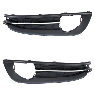 Front Left And Front Right Fog Light Trim Compatible With Honda Civic Si 2013-2014 By Ho1038115 thumbnail 2