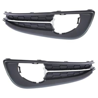 Front Left And Front Right Fog Light Trim Compatible With Honda Civic Si 2013-2014 By Ho1038115 thumbnail 4