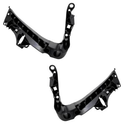 New Pair Of Outer Headlight Bracket Compatible With Audi A5 Quattro Base 4 Cyl 2.0L A5 Quattro thumbnail 2