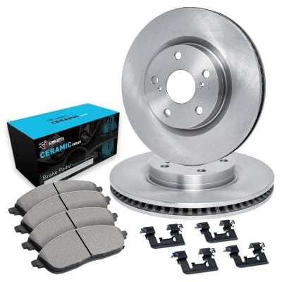 New Plain Surface Brake Disc And Pad Kit Compatible With Mazda B4000 Se 6 Cyl 4.0L By R1wfwh154107 thumbnail 6