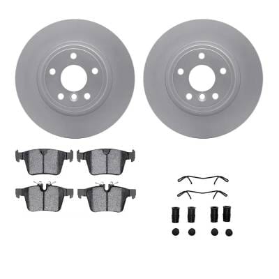 New Plain Surface Brake Disc And Pad Kit Compatible With Jaguar Xe Base 4 Cyl 2.0L Xe Prestige 6 Cyl thumbnail 2