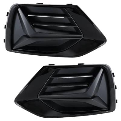 New Front Left Outer And Front Right Outer Fog Light Cover Compatible With Audi Q3 Premium 4 Cyl thumbnail 2