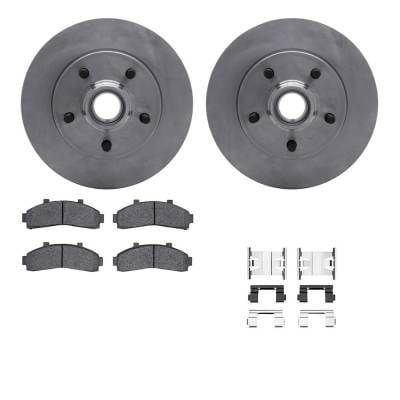 Plain Surface Brake Disc And Pad Kit Compatible With Mazda B4000 Se 6 Cyl 4.0L 1998-2000 By thumbnail 4