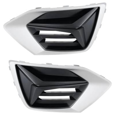New Front Left Outer And Front Right Outer Fog Light Cover Compatible With Audi Q3 Prestige 4 Cyl thumbnail 2