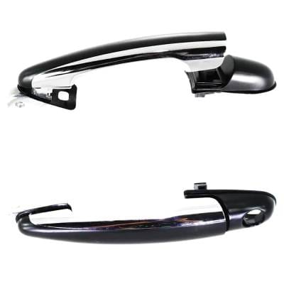 Front Driver And Passenger Side Exterior Door Handle Compatible With 2004-2009 Kia Amanti Primed