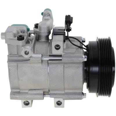 New 6-Groove Pulley A/C Compressor Compatible With Hyundai Kia Santa Fe Gls 6 Cyl 2.7L Tucson thumbnail 4