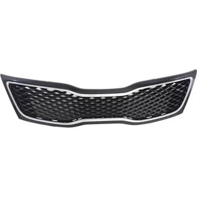 New Black Grille Assembly Compatible With Kia Optima Lx 4 Cyl 2.4L Optima Hybrid Lx 4 Cyl 2.4L thumbnail 8