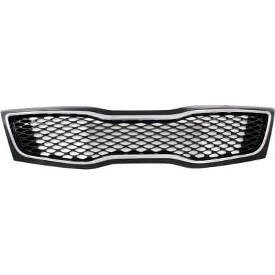 New Black Grille Assembly Compatible With Kia Optima Lx 4 Cyl 2.4L Optima Hybrid Lx 4 Cyl 2.4L thumbnail 2
