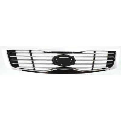 New Chrome Grille Assembly Compatible With Kia Magentis Lx 6 Cyl 2.7L Magentis Lx 4 Cyl 2.4L thumbnail 2