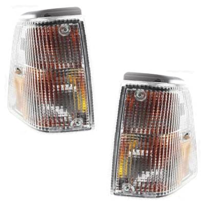New Pair Of Corner Light Compatible With Volvo 244 Dl 4 Cyl 2.3L 240 Base 4 Cyl 2.3L 1986-1993 By thumbnail 4