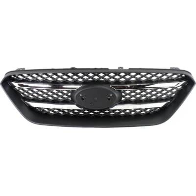 New Chrome Molding Grille Assembly Compatible With Kia Rondo Lx 6 Cyl 2.7L Rondo Ex 6 Cyl 2.7L 2010 thumbnail 2