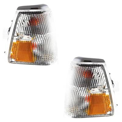 New Pair Of Corner Light Compatible With Volvo 245 Gl 4 Cyl 2.3L 244 Dl 4 Cyl 2.3L 1986-1993 By thumbnail 6