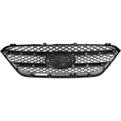 New Chrome Molding Grille Assembly Compatible With Kia Rondo Lx 4 Cyl 2.4L 2010 Production Date To thumbnail 10