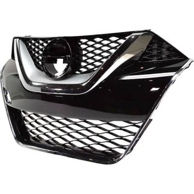 New Black Grille Assembly Compatible With Nissan Maxima S 6 Cyl 3.5L Maxima Sv 6 Cyl 3.5L Maxima Sl thumbnail 6