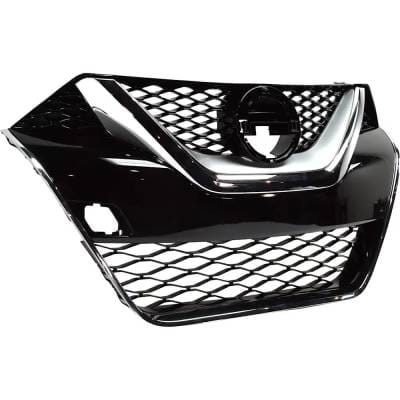 New Black Grille Assembly Compatible With Nissan Maxima Sr 6 Cyl 3.5L Maxima Sv 6 Cyl 3.5L Maxima Sl thumbnail 4
