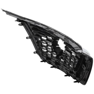 New Black Shell Grille Assembly Compatible With Nissan Rogue S 3 Cyl 1.5L Rogue S 4 Cyl 2.5L thumbnail 14