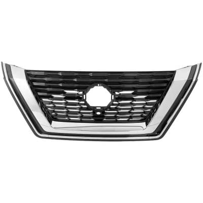 New Black Shell Grille Assembly Compatible With Nissan Rogue Sl 3 Cyl 1.5L Rogue Sl 4 Cyl 2.5L Rogue thumbnail 2