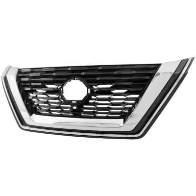 New Black Grille Assembly Compatible With Nissan Rogue Sv 4 Cyl 2.5L Rogue Sv 3 Cyl 1.5L Rogue Sl 4 thumbnail 8