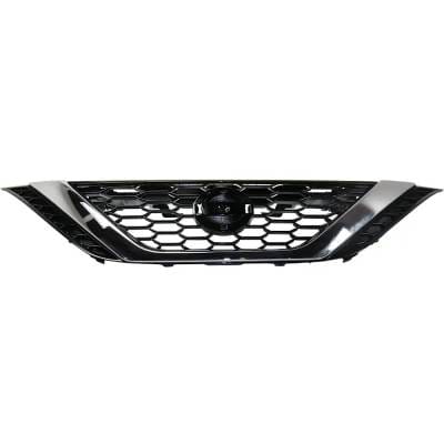 New Chrome Shell Grille Assembly Compatible With Nissan Sentra Sr 4 Cyl 1.8L Sentra S 4 Cyl 1.8L thumbnail 8