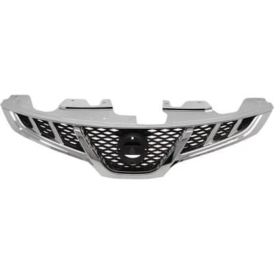 New Chrome Shell Grille Assembly Compatible With Nissan Murano Sv 6 Cyl 3.5L Murano Le 6 Cyl 3.5L thumbnail 2