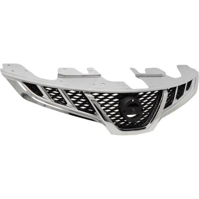 New Chrome Shell Grille Assembly Compatible With Nissan Murano Sv 6 Cyl 3.5L Murano Sl 6 Cyl 3.5L thumbnail 6