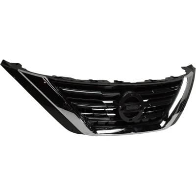 New Chrome Shell Grille Assembly Compatible With Nissan Altima Base 4 Cyl 2.5L Altima S 4 Cyl 2.5L thumbnail 4