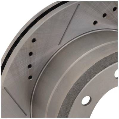 New Cross-Drilled Brake Disc Compatible With Ford F-250 Super Duty Limited 8 Cyl 6.7L F-250 Super thumbnail 8