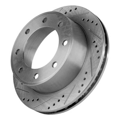 New Cross-Drilled Brake Disc Compatible With Ford Excursion Xlt 8 Cyl 7.3L Excursion Limited 8 Cyl thumbnail 16