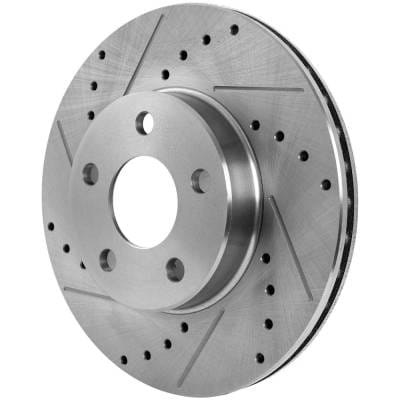 New Cross-Drilled And Slotted Brake Disc Compatible With Buick Chevrolet Pontiac Skylark Custom 4 thumbnail 6