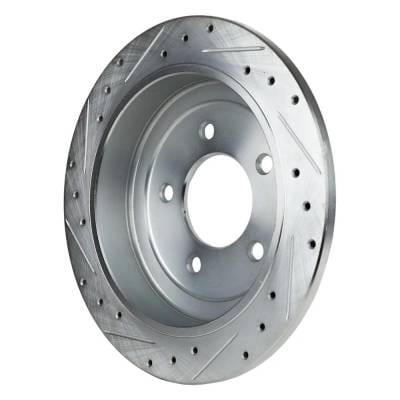 New Cross-Drilled Brake Disc Compatible With Ford Lincoln Expedition Eddie Bauer 8 Cyl 5.4L thumbnail 6